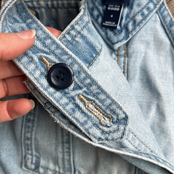 COPY - Gap cropped wide leg overalls - Picture 5 of 7